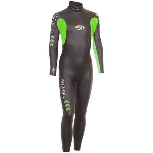 KIDS TORPEDO GREEN WETSUIT