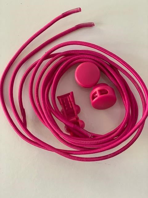 BUNGEE LOCK LACES PINK