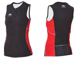 TX1000 WOMENS SINGLET BLACK PURPLE