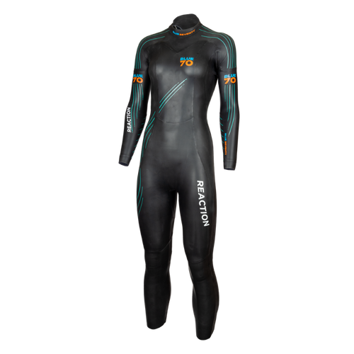 PRE ORDER WOMENS REACTION 2022 FULLSLEEVE WETSUIT BLUE70