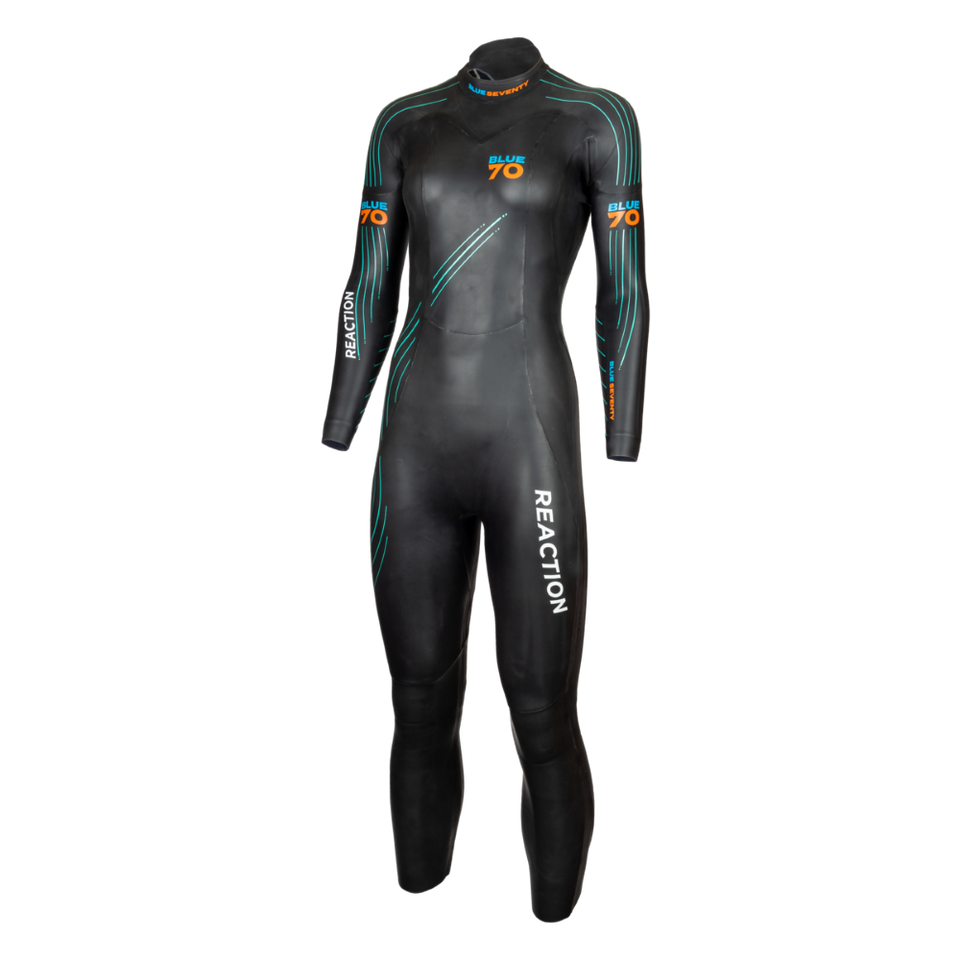 PRE ORDER WOMENS REACTION 2022 FULLSLEEVE WETSUIT BLUE70